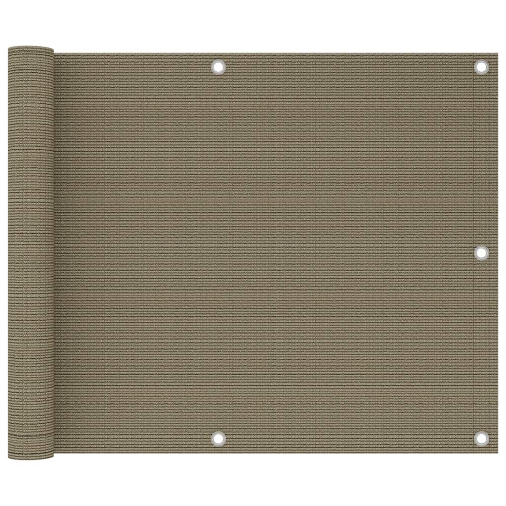 Toldo para balcón HDPE 75x500 cm