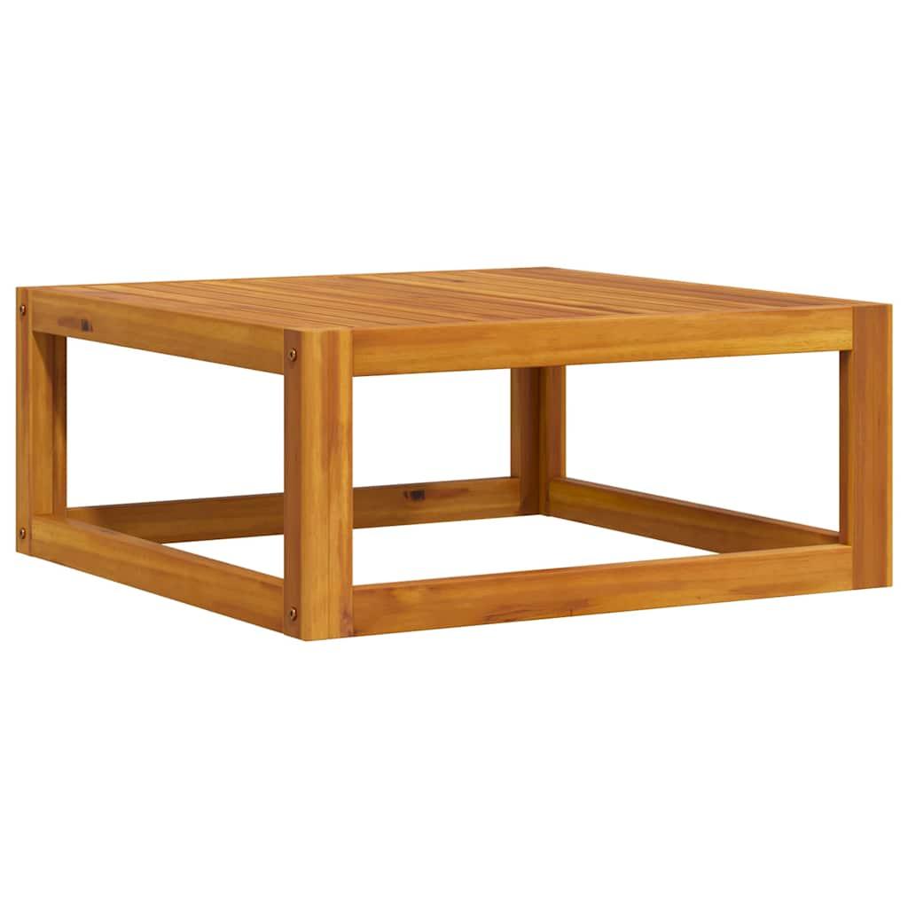 Mesa de centro de madera maciza de acacia 100x50x33 cm