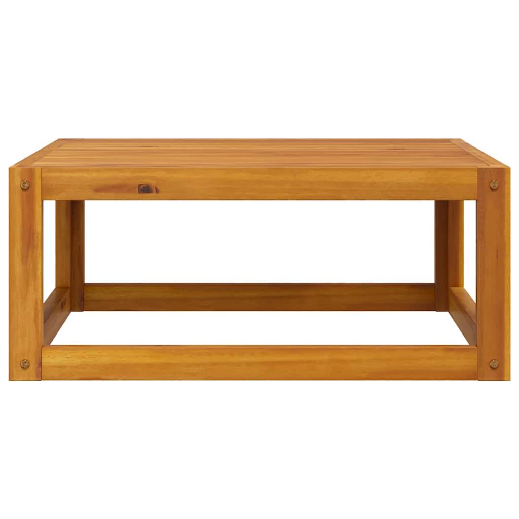Mesa de centro de madera maciza de acacia 100x50x33 cm
