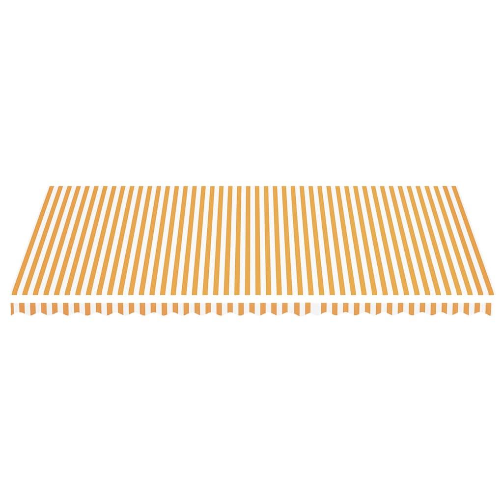 Tela de repuesto para toldo amarillo y naranja 600x350 cm poliéster