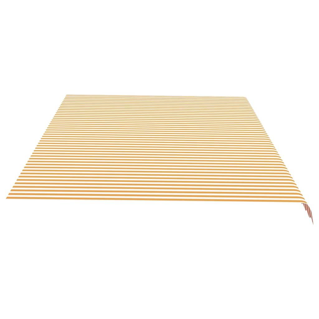 Tela de repuesto para toldo amarillo y naranja 600x350 cm poliéster