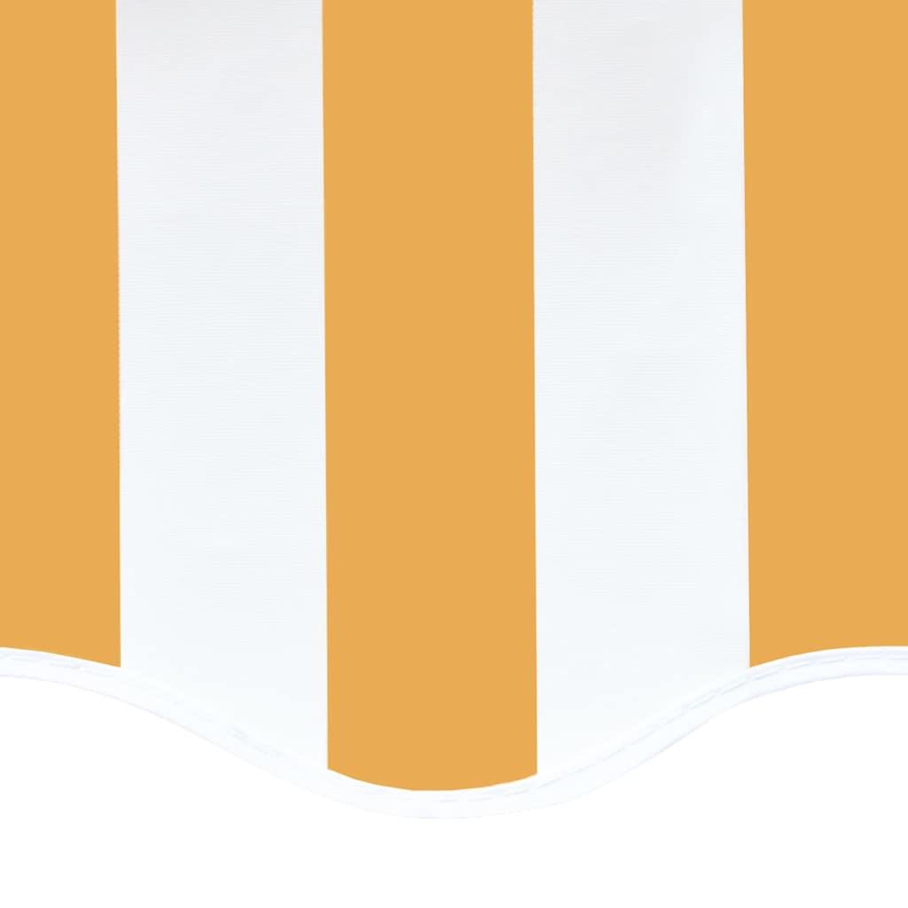 Tela de repuesto para toldo amarillo y naranja 600x350 cm poliéster
