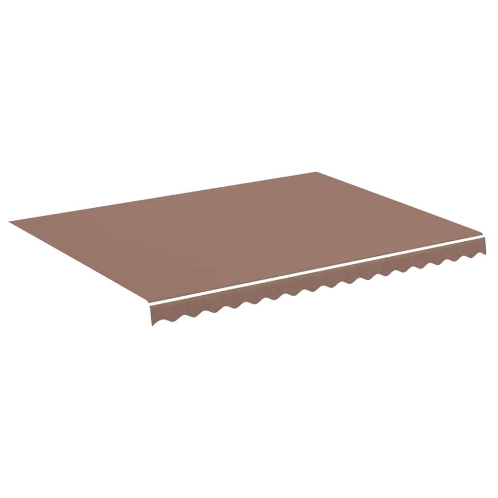 Tela de repuesto para toldo gris antracita 400x350 cm poliéster