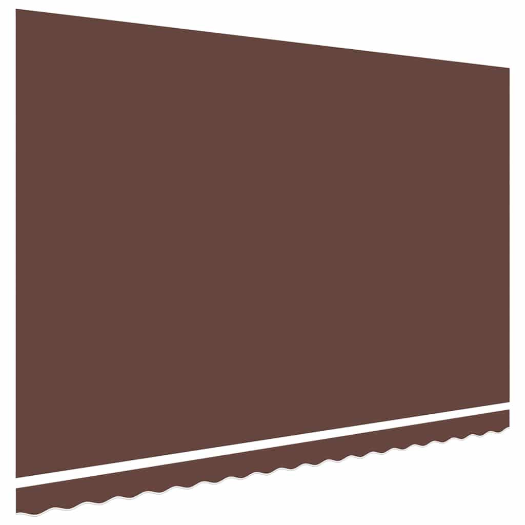 Tela de repuesto para toldo gris antracita 400x350 cm poliéster