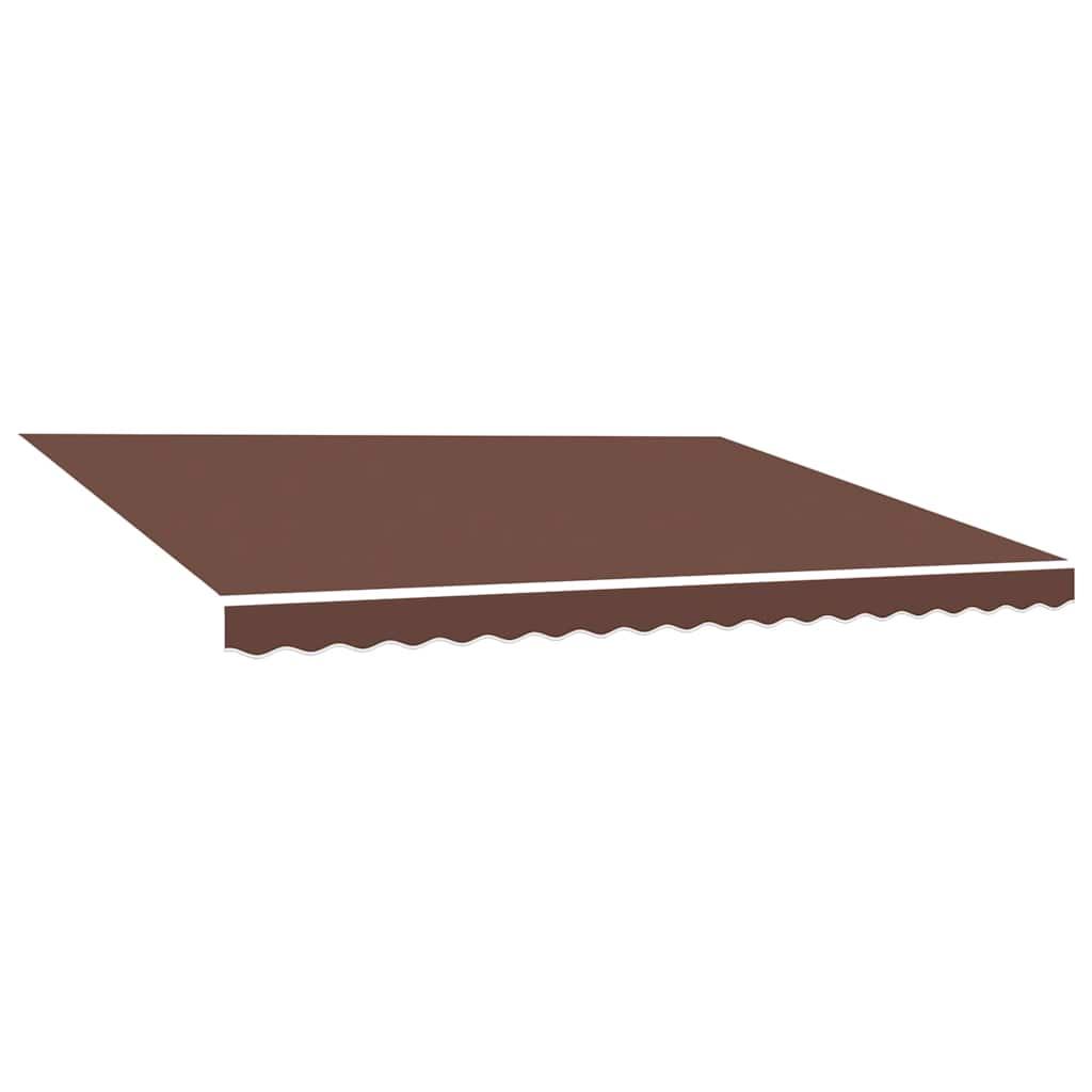 Tela de repuesto para toldo gris antracita 400x350 cm poliéster