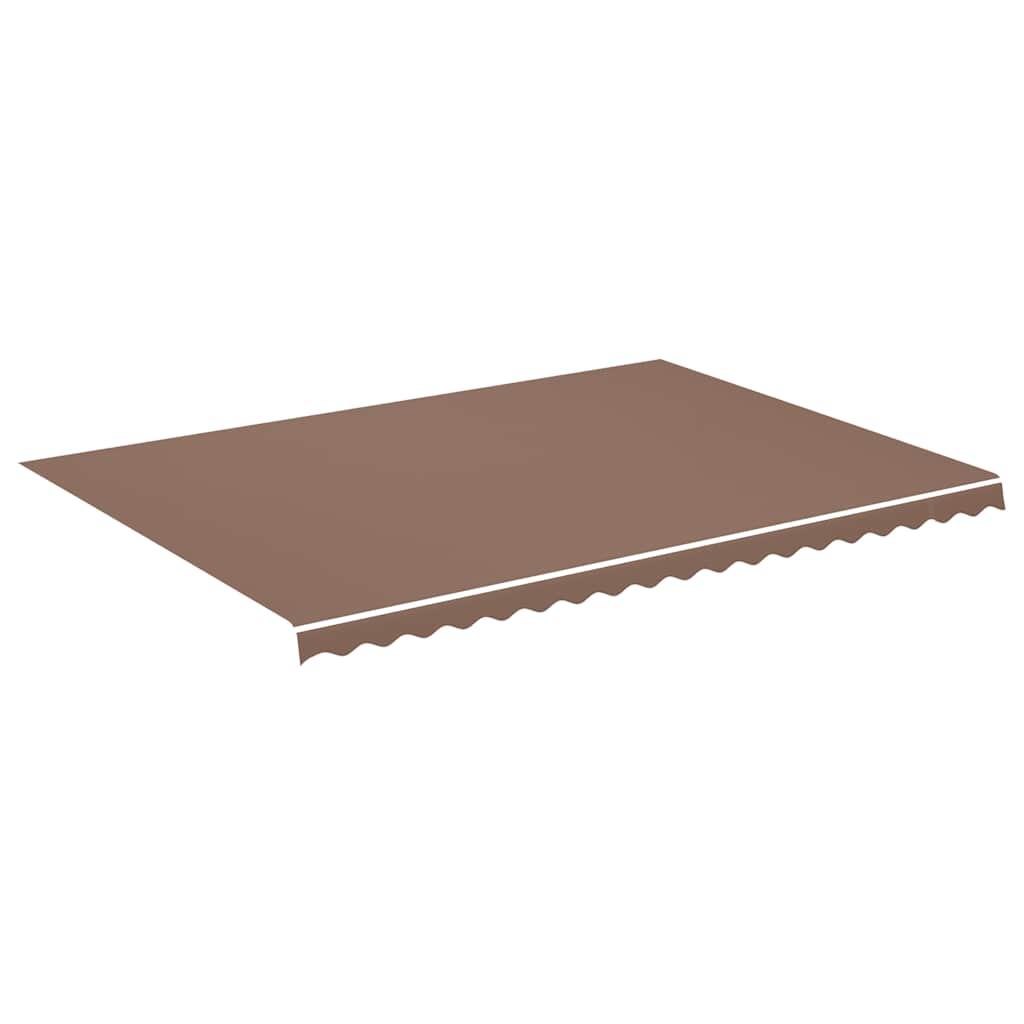 Tela de repuesto para toldo gris antracita 400x350 cm poliéster