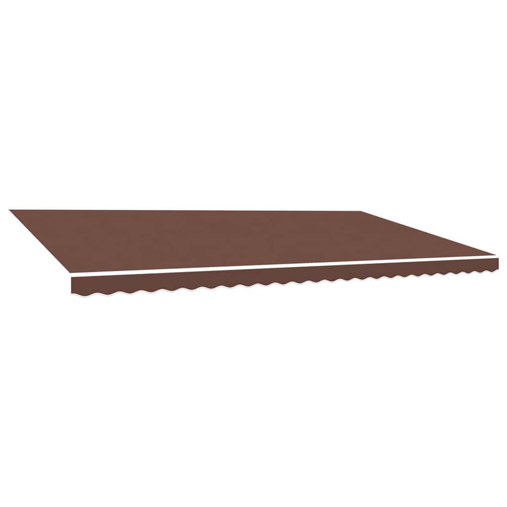 Tela de repuesto para toldo gris antracita 400x350 cm poliéster