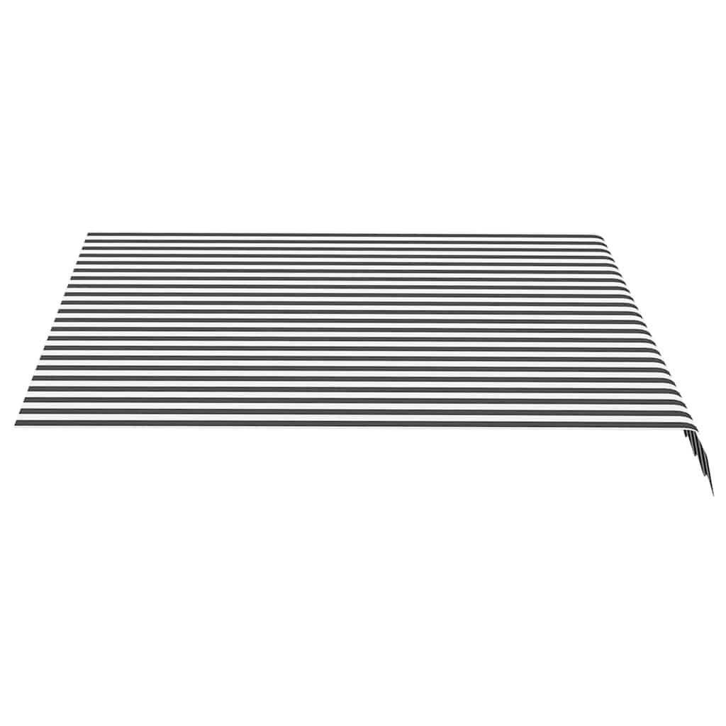 Tela de repuesto para toldo gris antracita y blanco
