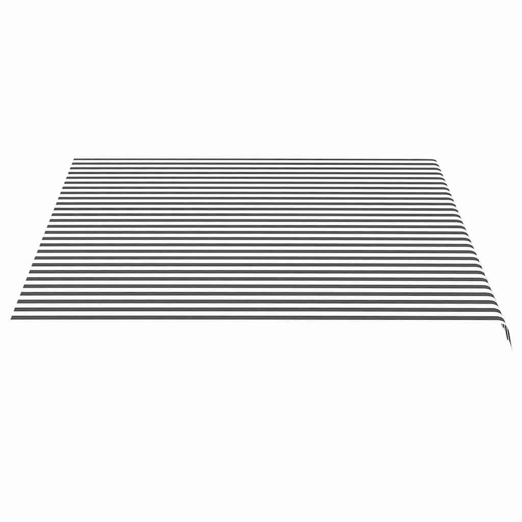 Tela de repuesto para toldo gris antracita y blanco