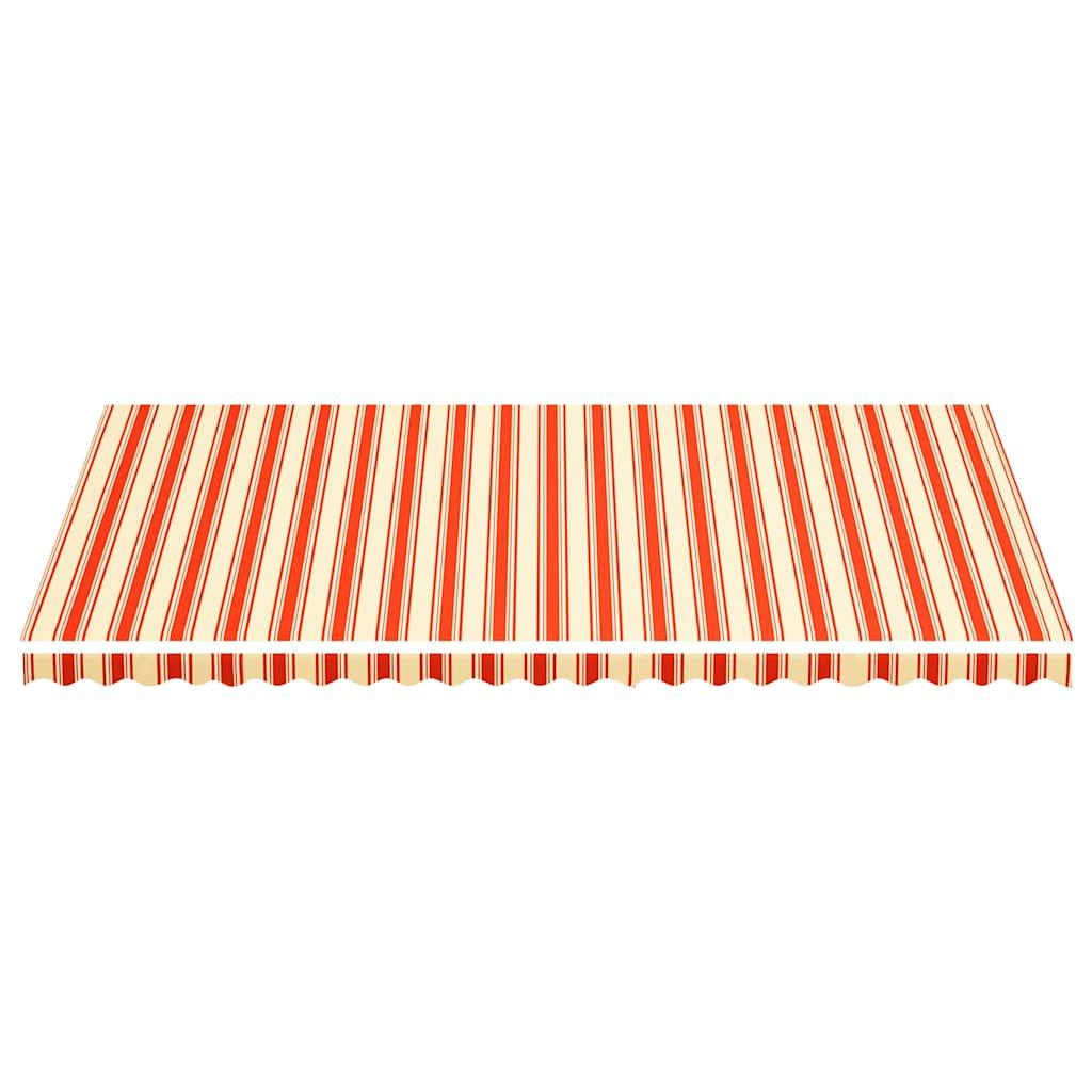 Tela de repuesto para toldo amarillo y naranja 600x350 cm poliéster
