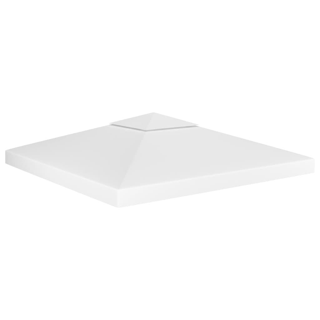 Toldo de cenador 2 niveles 310 g/m² 4x3 m gris antracita