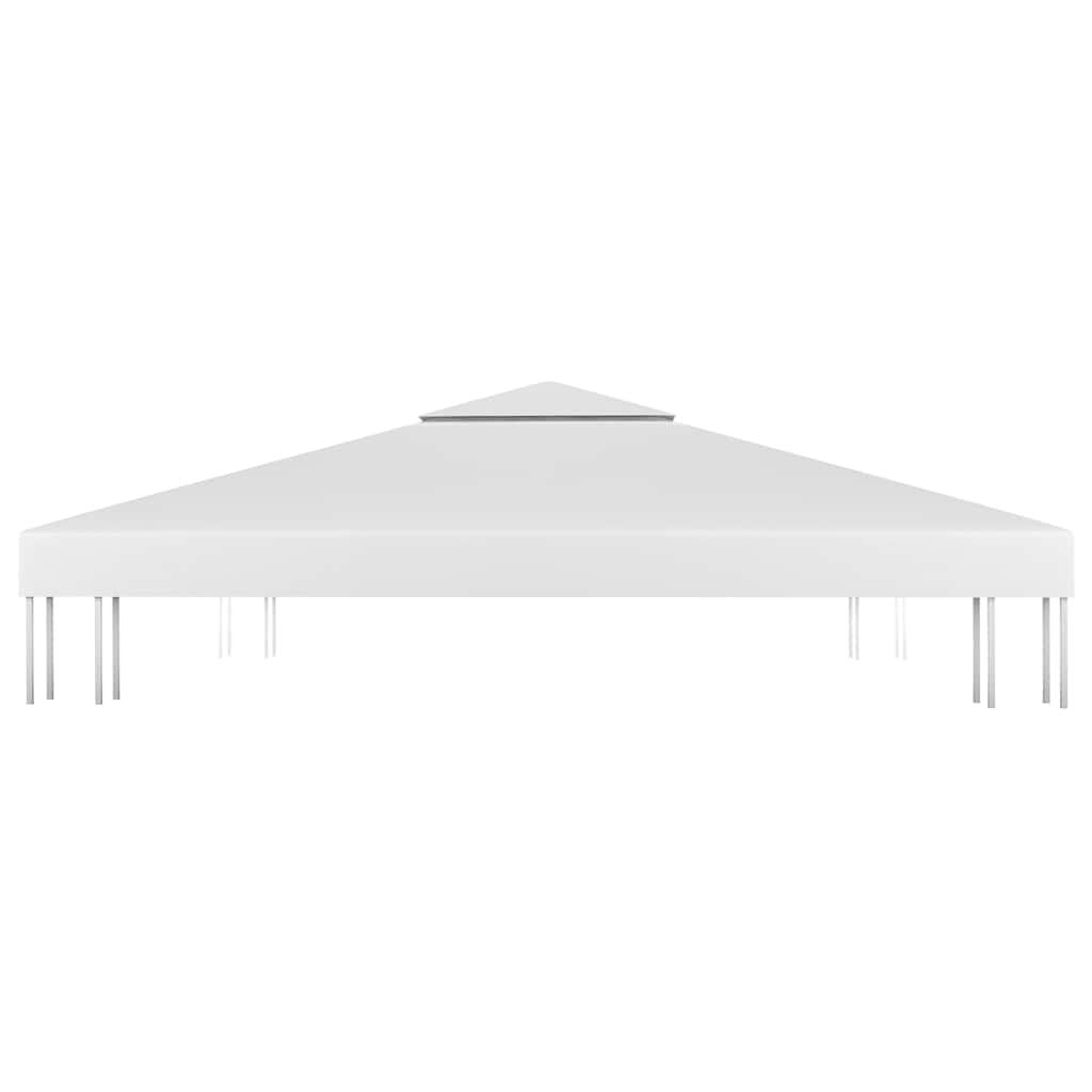 Toldo de cenador 2 niveles 310 g/m² 4x3 m gris antracita