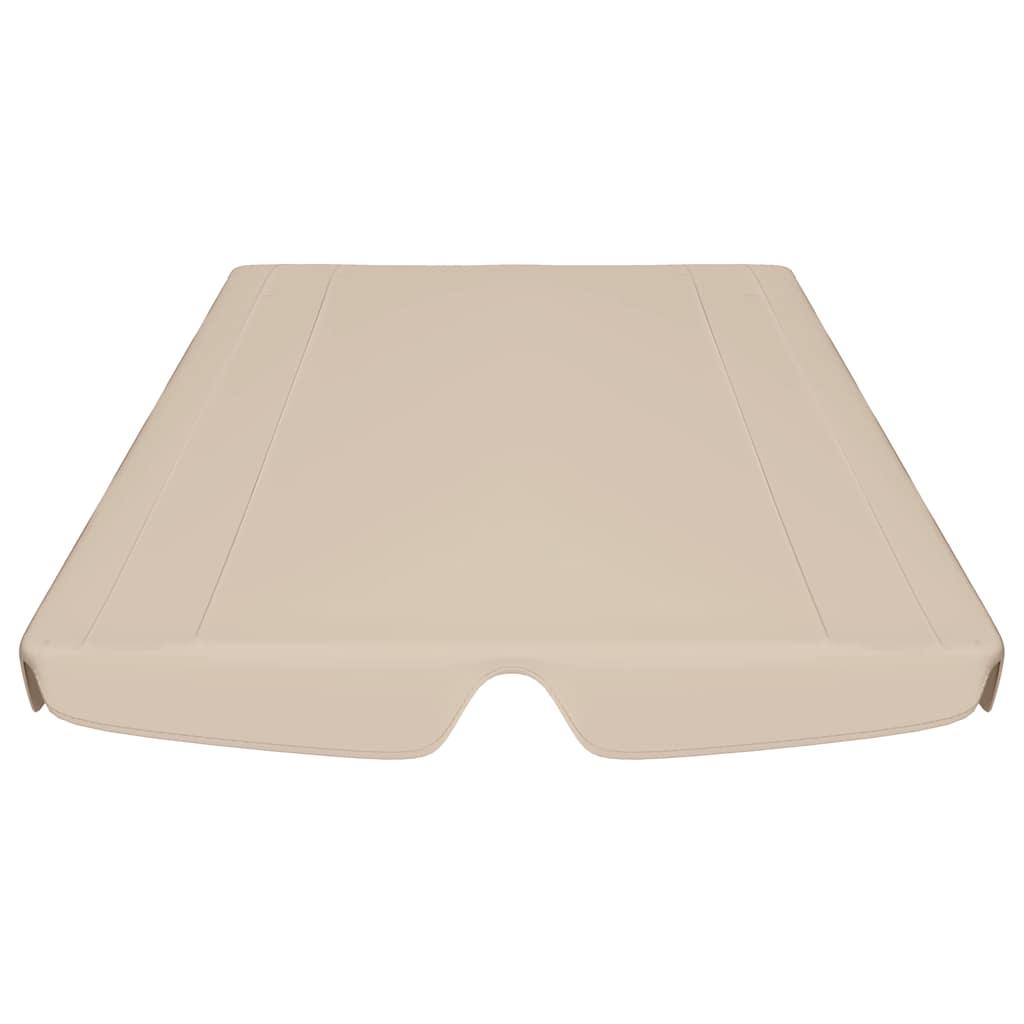 Dosel de repuesto columpio de jardín naranja 150/130x105/70 cm