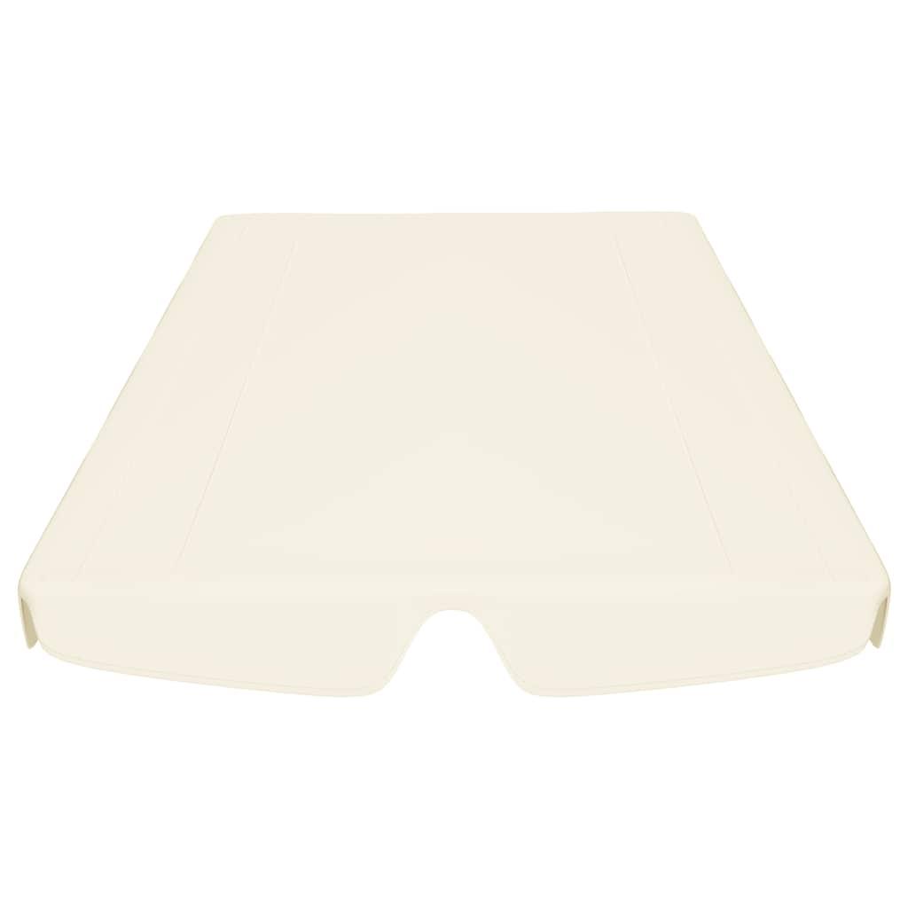 Dosel de repuesto columpio jardín gris taupe 150/130x105/70 cm