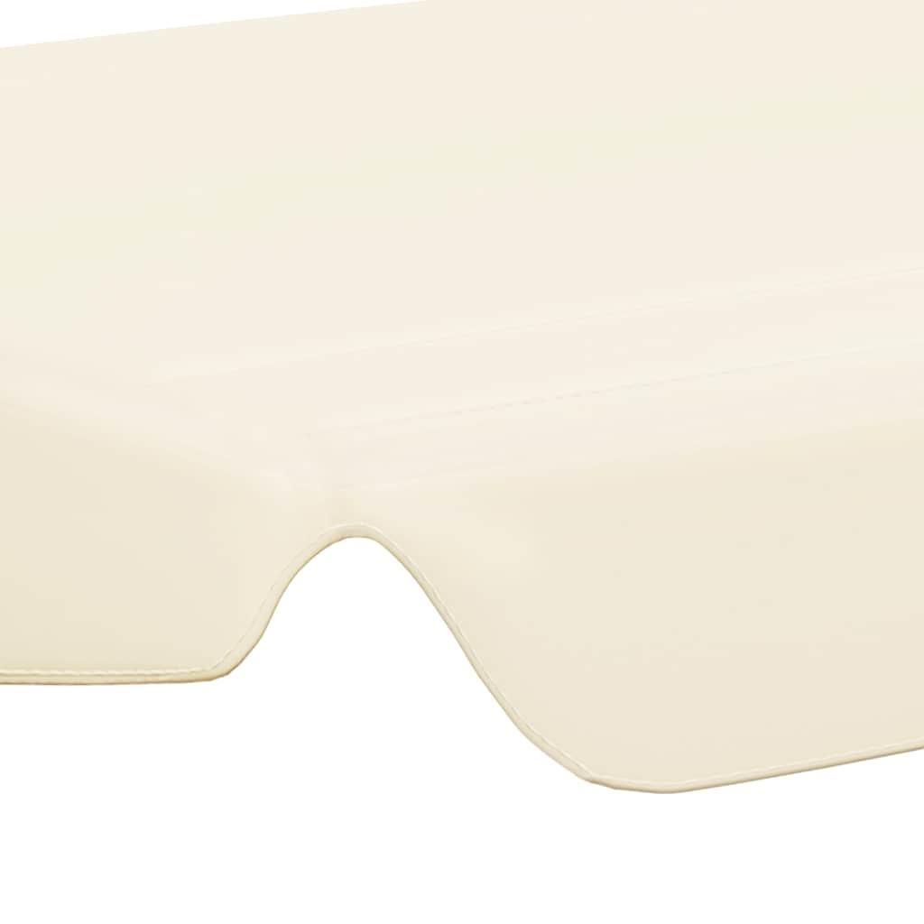 Dosel de repuesto columpio jardín gris taupe 150/130x105/70 cm
