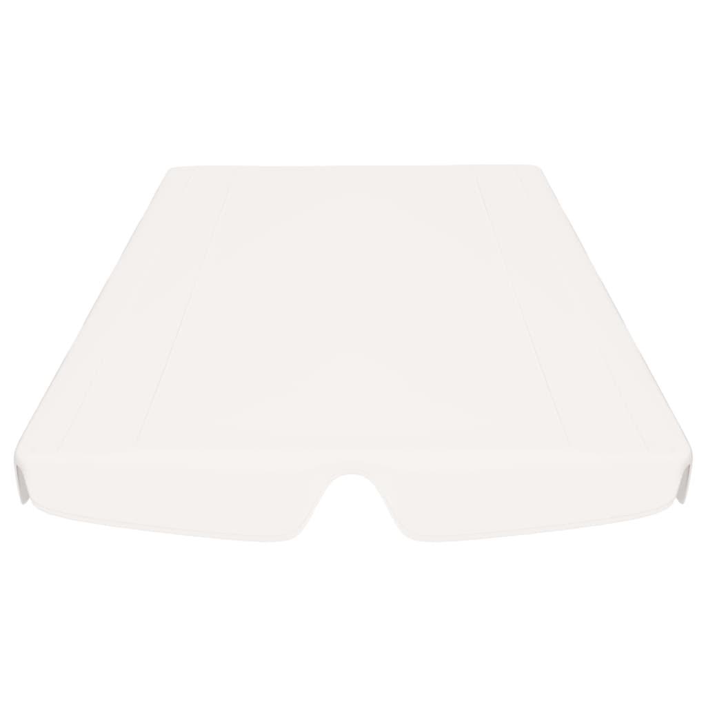 Dosel de repuesto columpio jardín gris taupe 150/130x105/70 cm