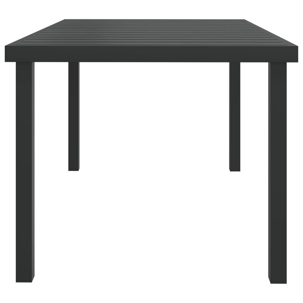 Mesa de jardín de aluminio y WPC