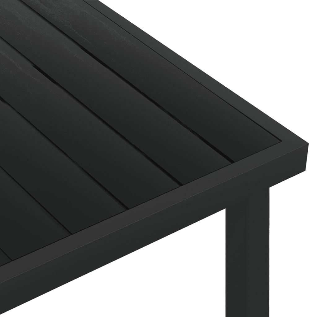 Mesa de jardín de aluminio y WPC