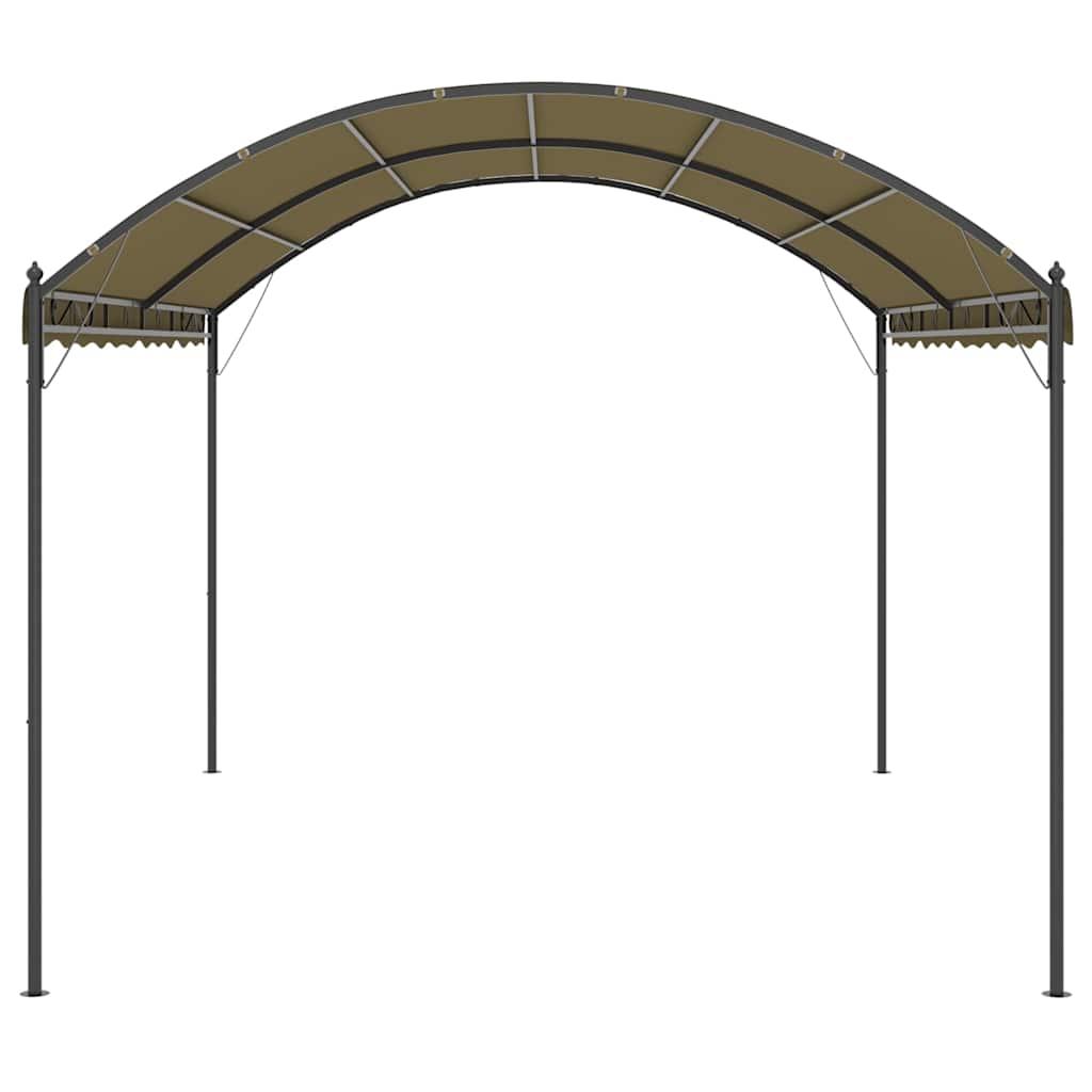 Cenador gris antracita 384x281x270 cm 180 g/m²