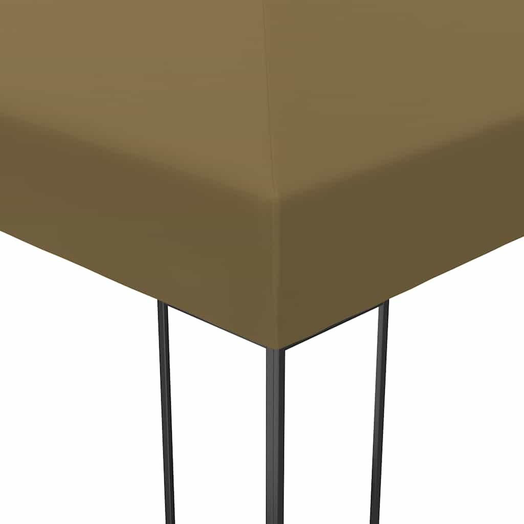 Cenador gris antracita 384x281x270 cm 180 g/m²