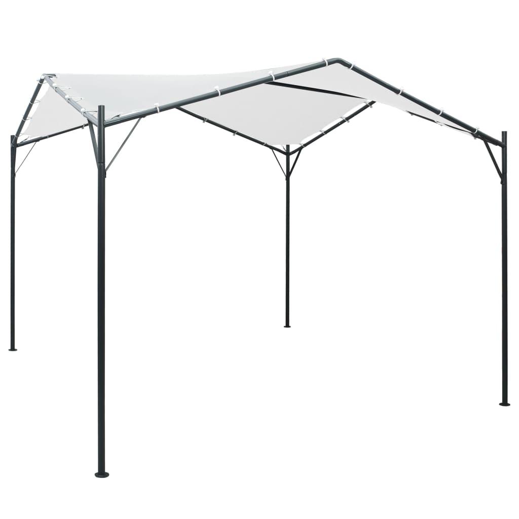 Cenador gris antracita 384x281x270 cm 180 g/m²