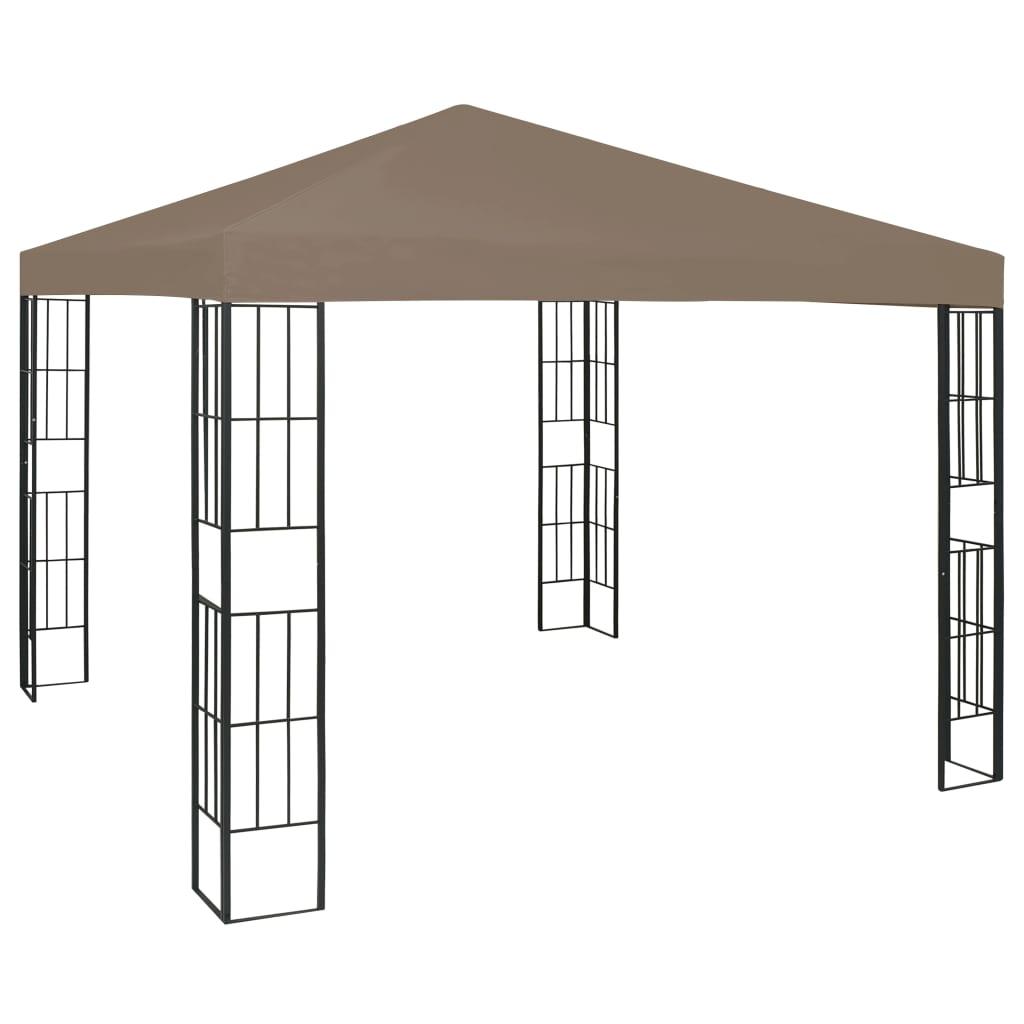 Cenador gris antracita 600x298x270 cm