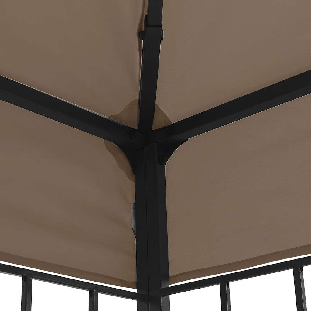 Cenador gris antracita 600x298x270 cm