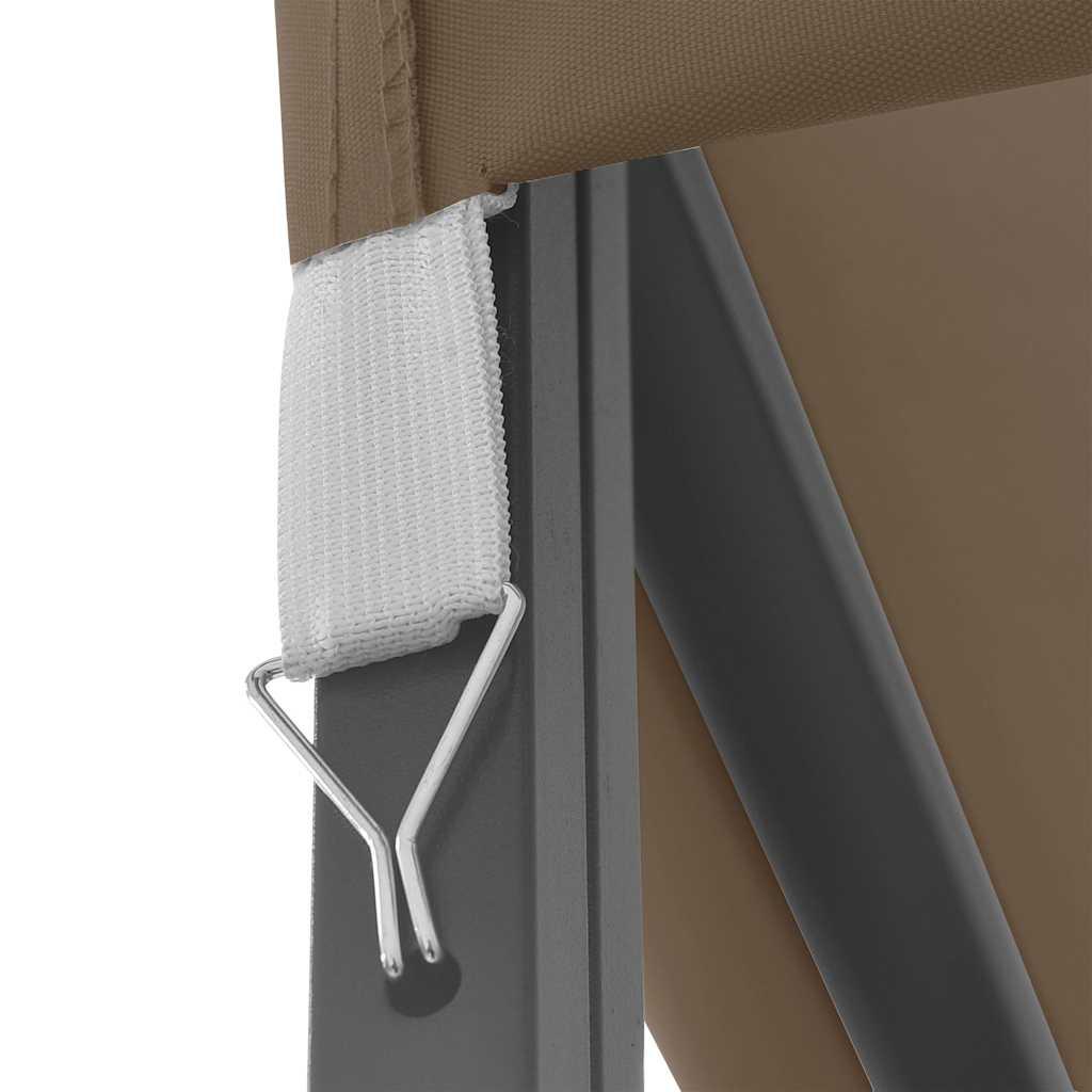 Cenador gris antracita 600x298x270 cm