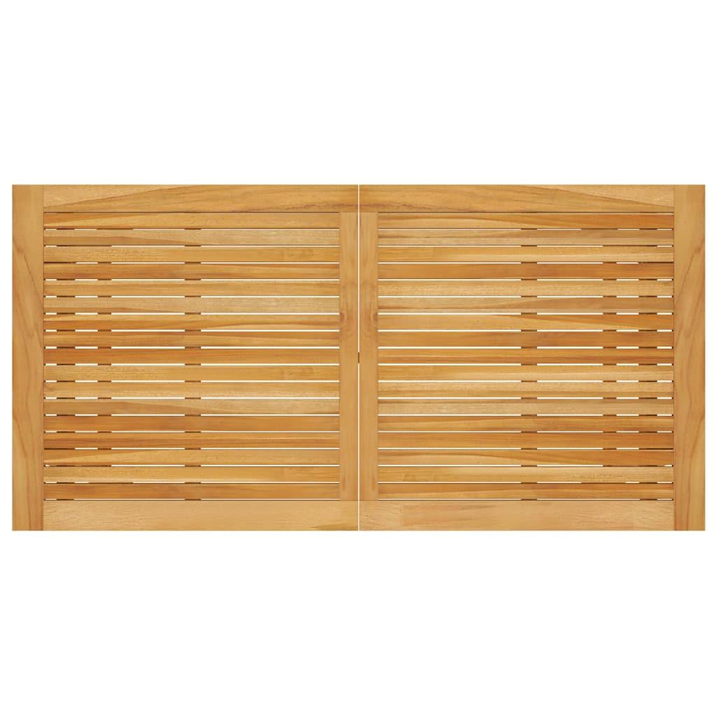 Mesa de comedor de jardín madera maciza de acacia 110x110x75 cm