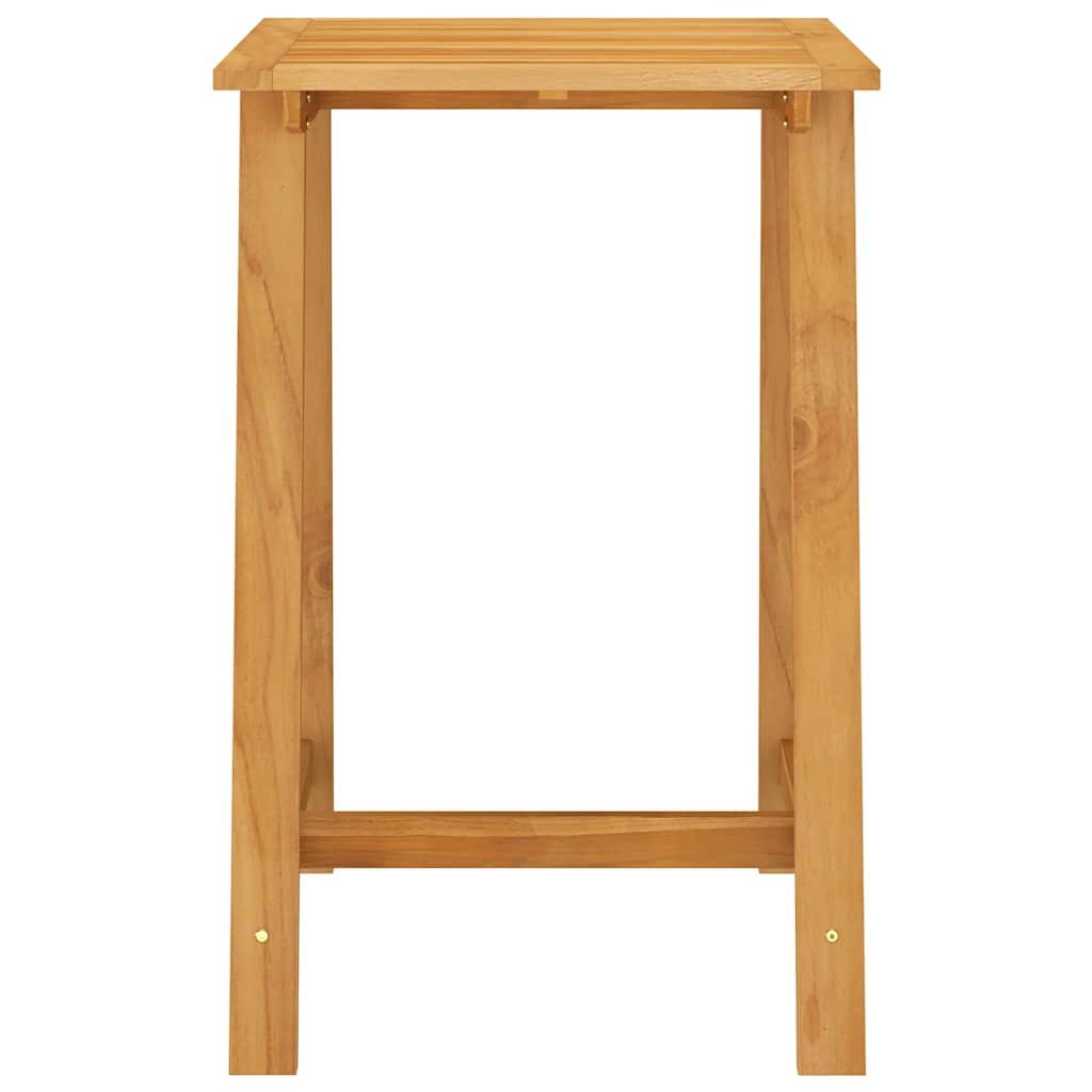 Mesa alta de jardín madera maciza de acacia
