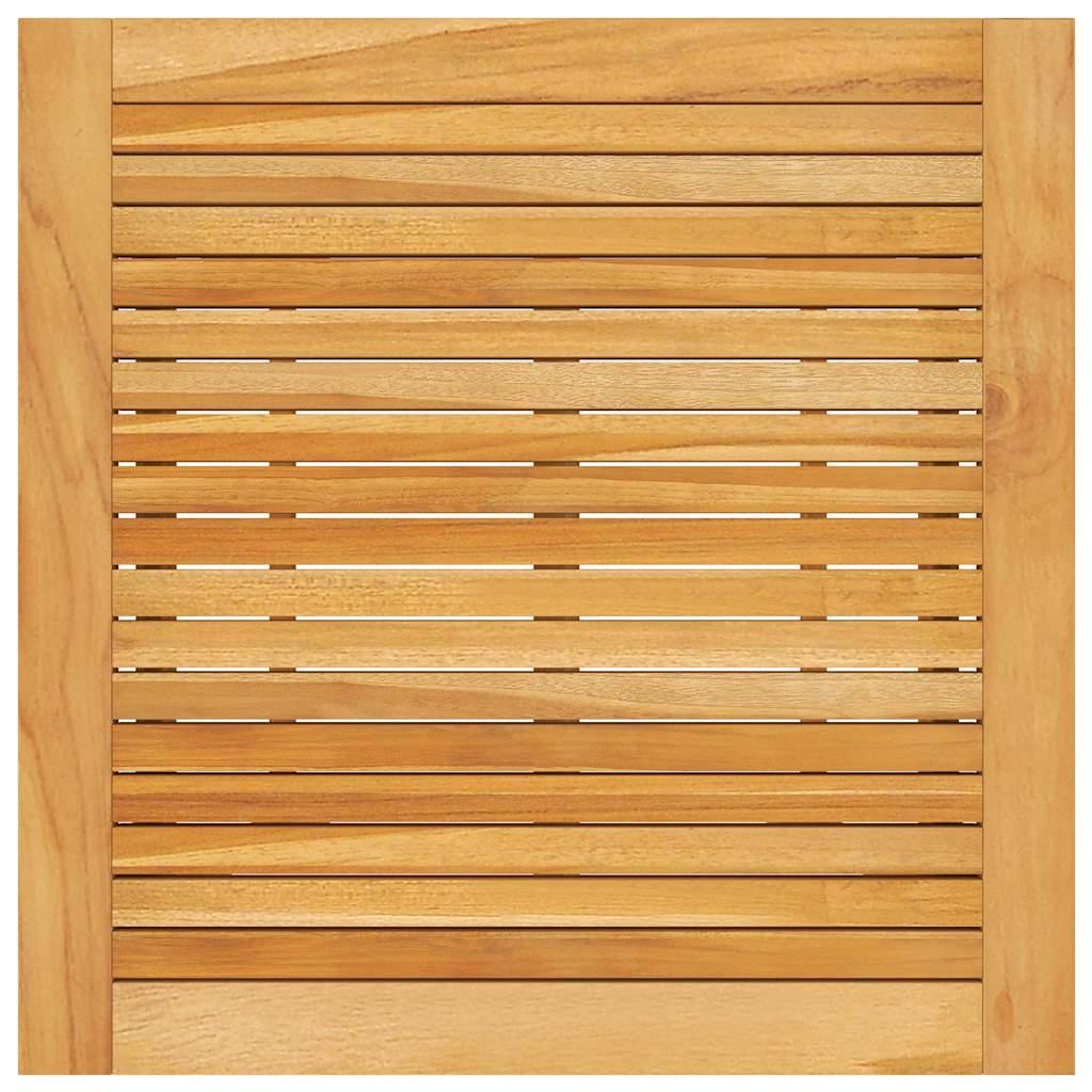 Mesa alta de jardín madera maciza de acacia