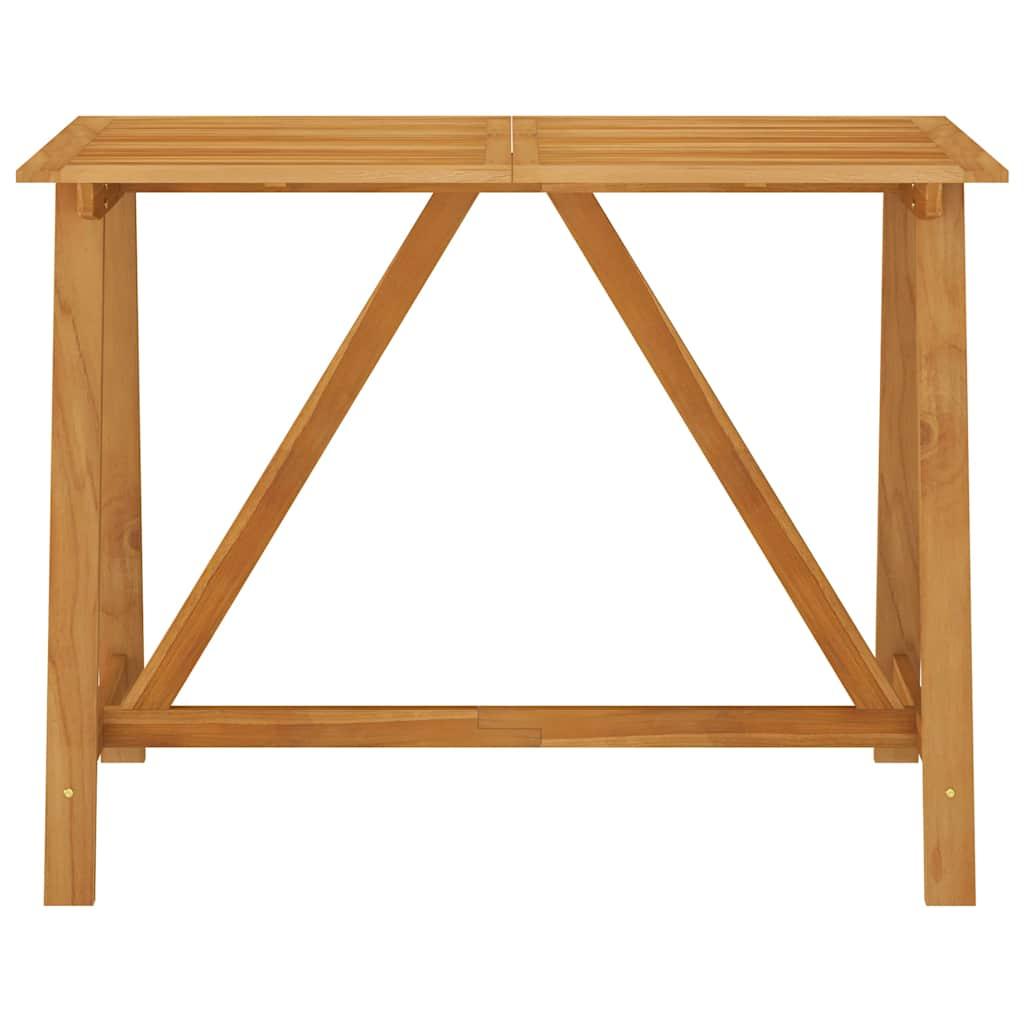 Mesa alta de jardín madera maciza de acacia