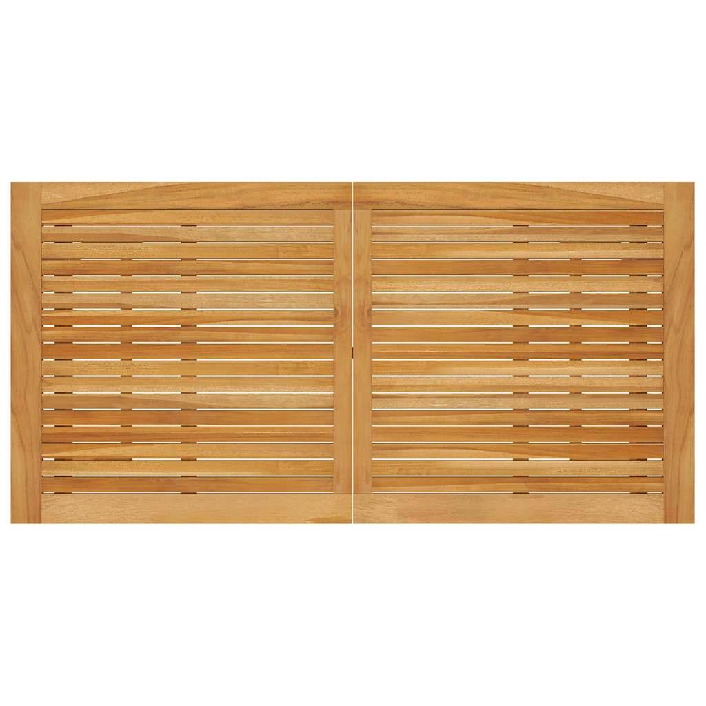 Mesa alta de jardín madera maciza de acacia