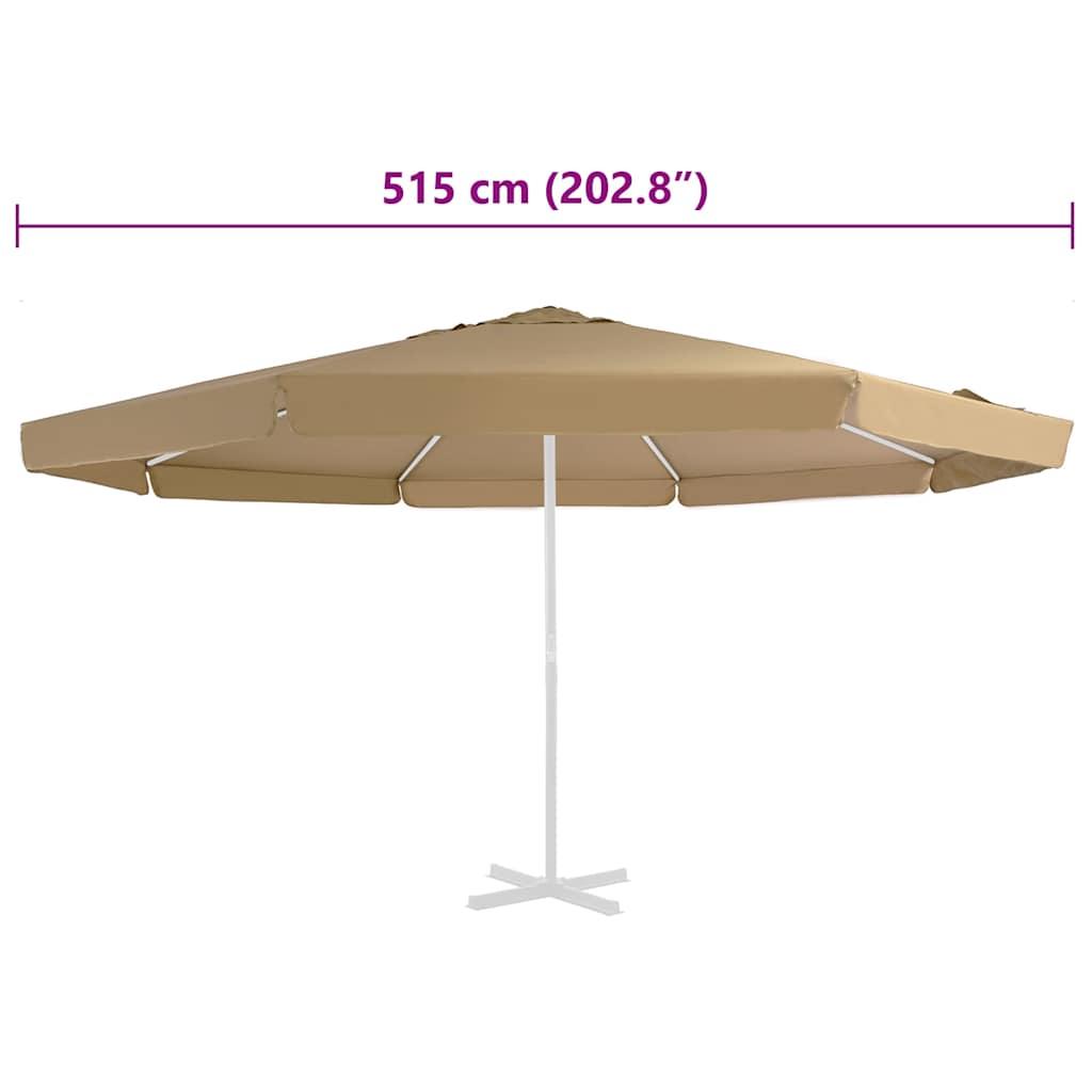 Tela de repuesto para sombrilla gris antracita 515 cm