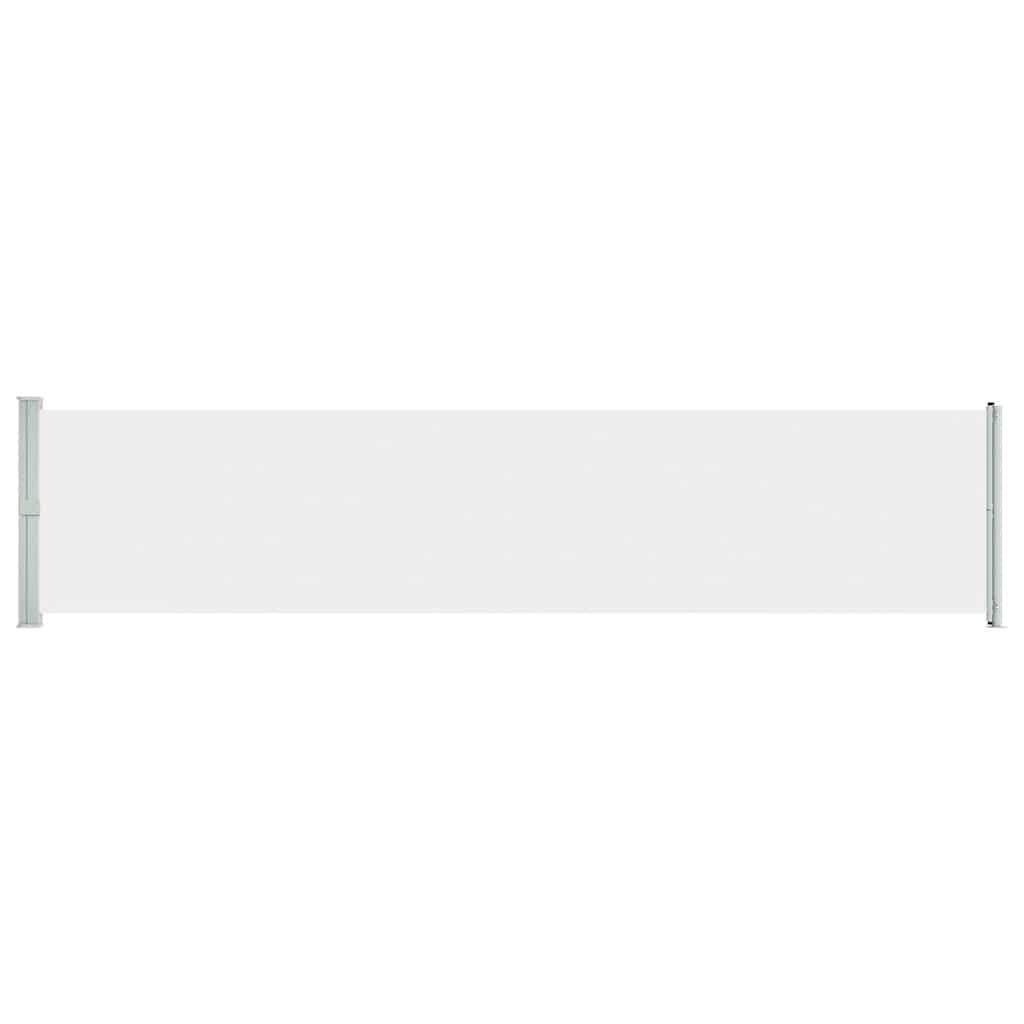 Toldo lateral retráctil para patio gris antracita 140x1200 cm