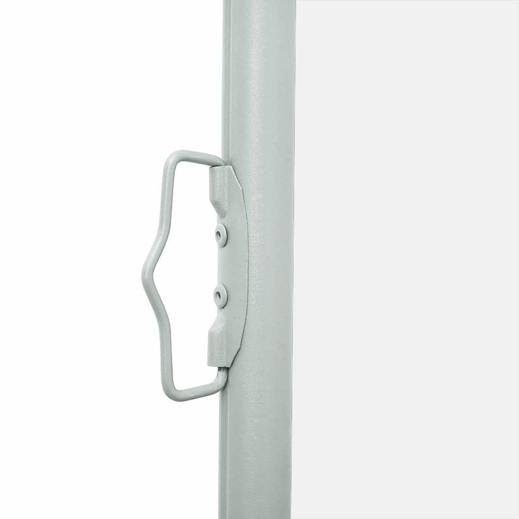 Toldo lateral retráctil para patio gris antracita 140x1200 cm