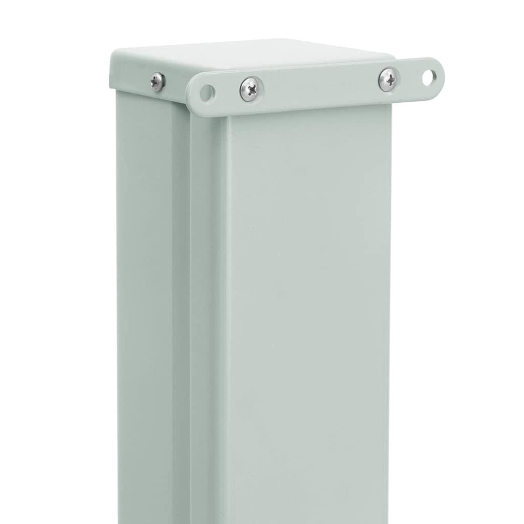 Toldo lateral retráctil para patio gris antracita 140x1200 cm