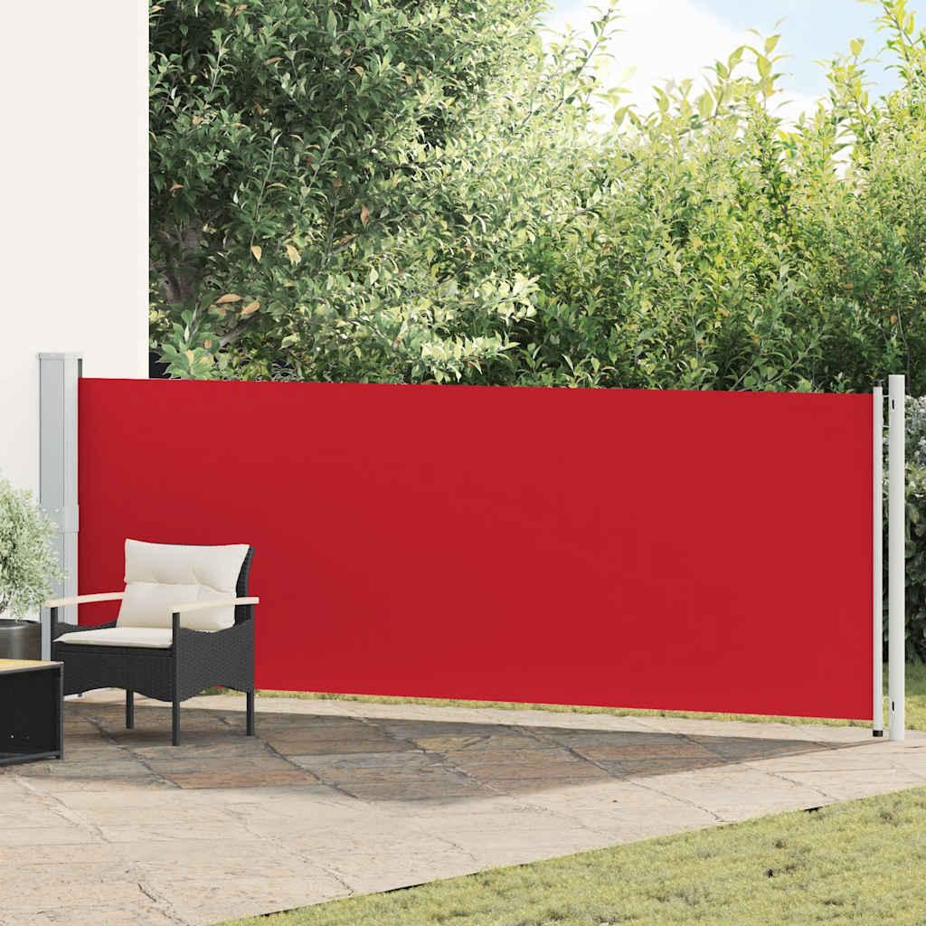 Toldo lateral retráctil para patio gris antracita 140x1200 cm