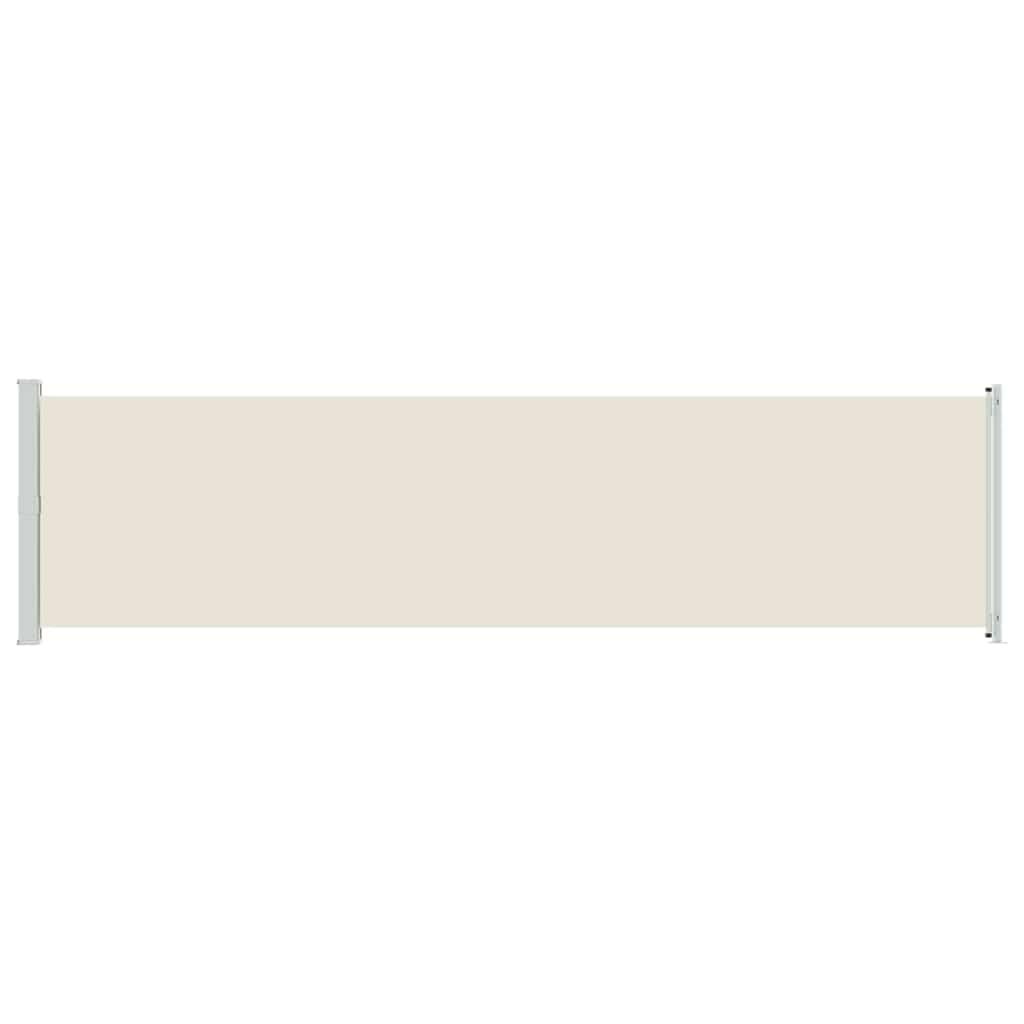 Toldo lateral retráctil para patio gris antracita 140x1200 cm