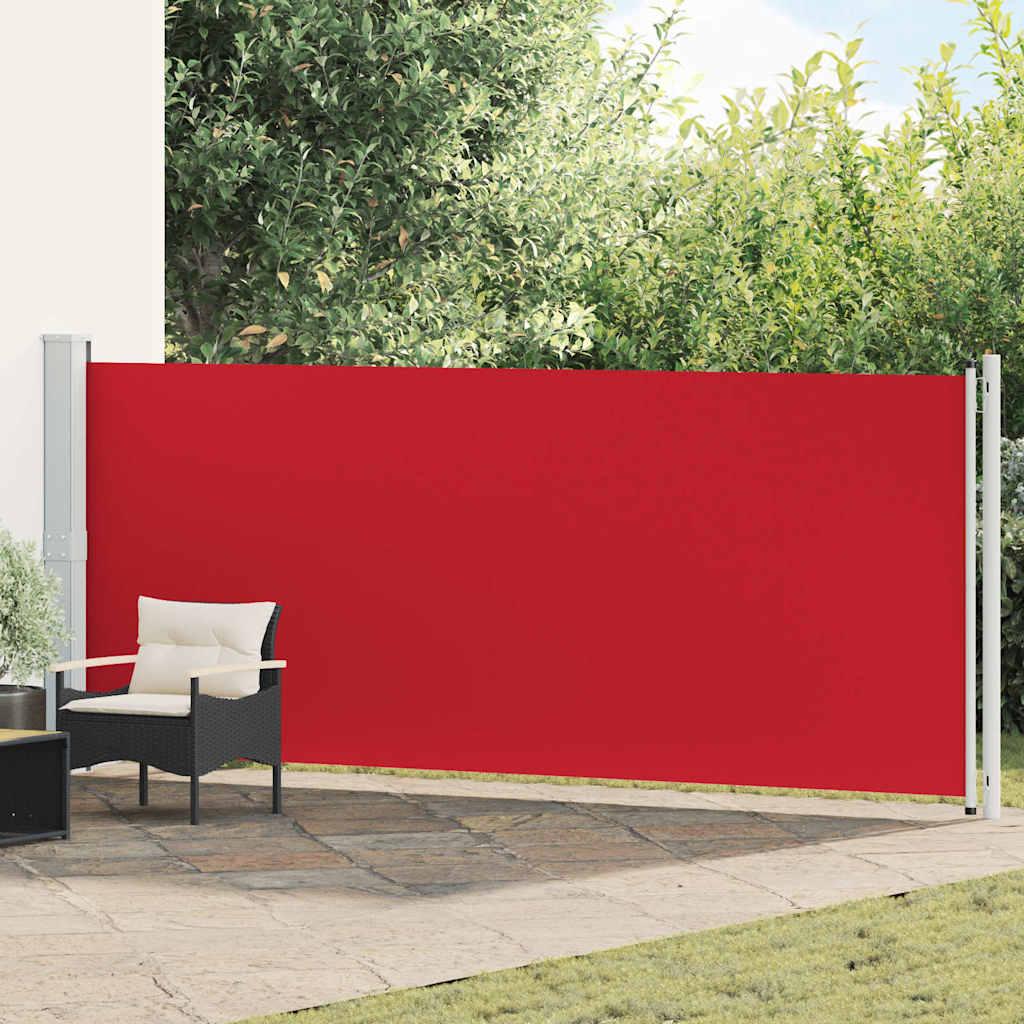 Toldo lateral retráctil para patio gris antracita 140x1200 cm