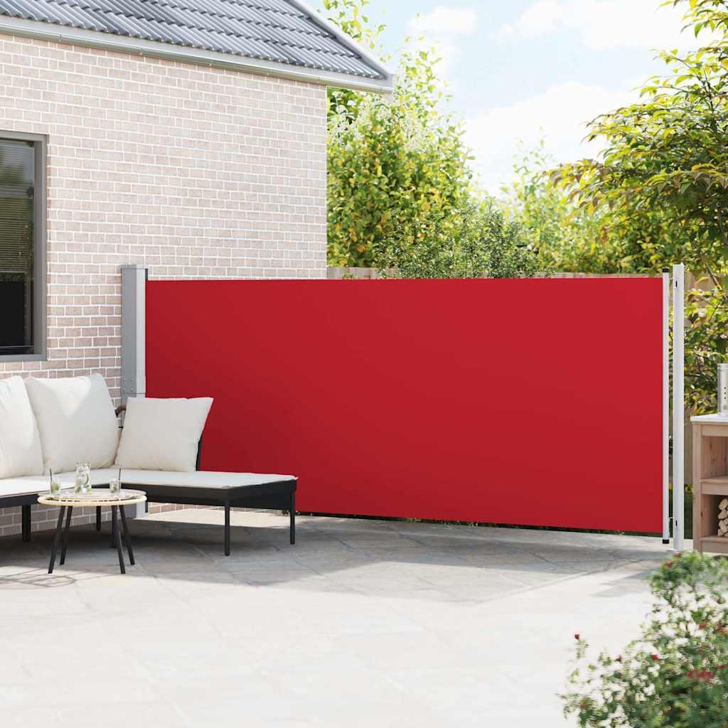 Toldo lateral retráctil para patio gris antracita 140x1200 cm