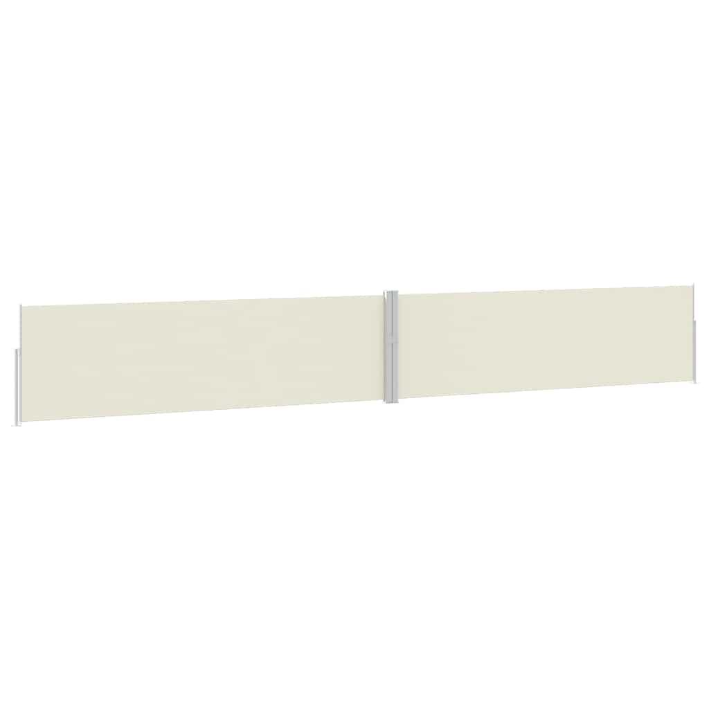 Toldo lateral retráctil para patio gris antracita 140x1200 cm
