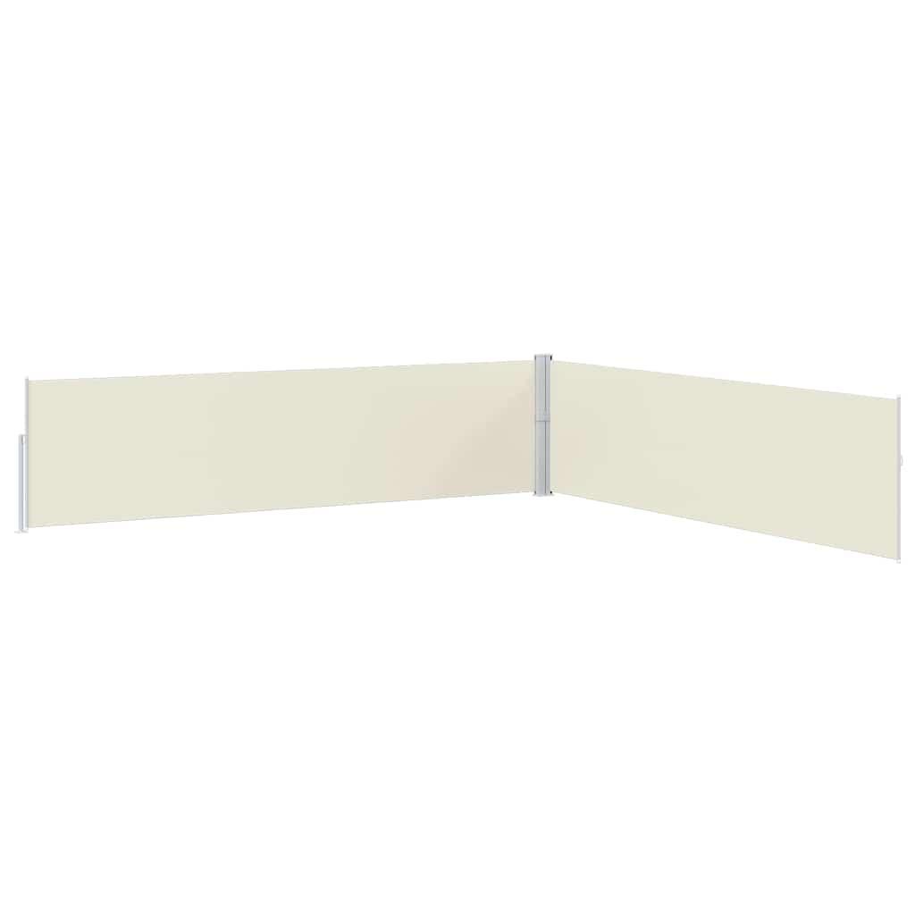Toldo lateral retráctil para patio gris antracita 140x1200 cm