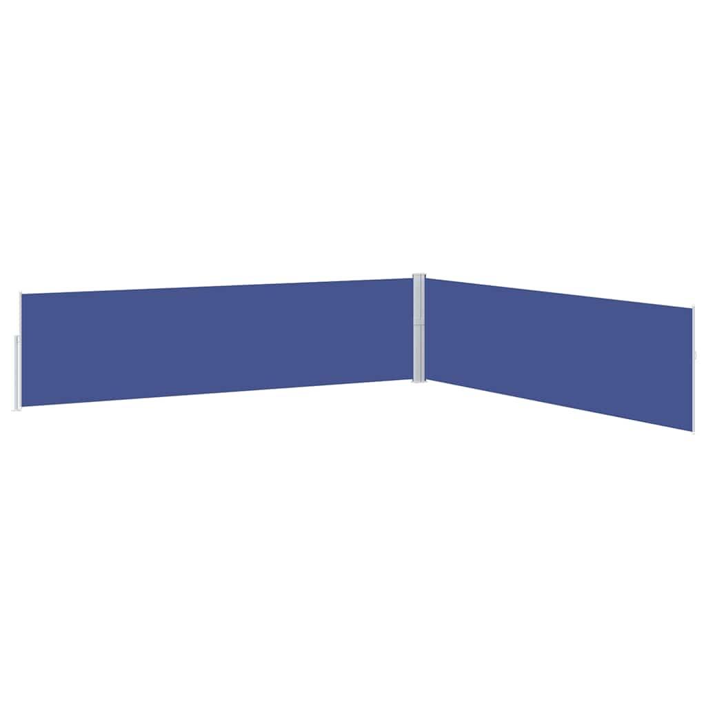 Toldo lateral retráctil para patio gris antracita 140x1200 cm