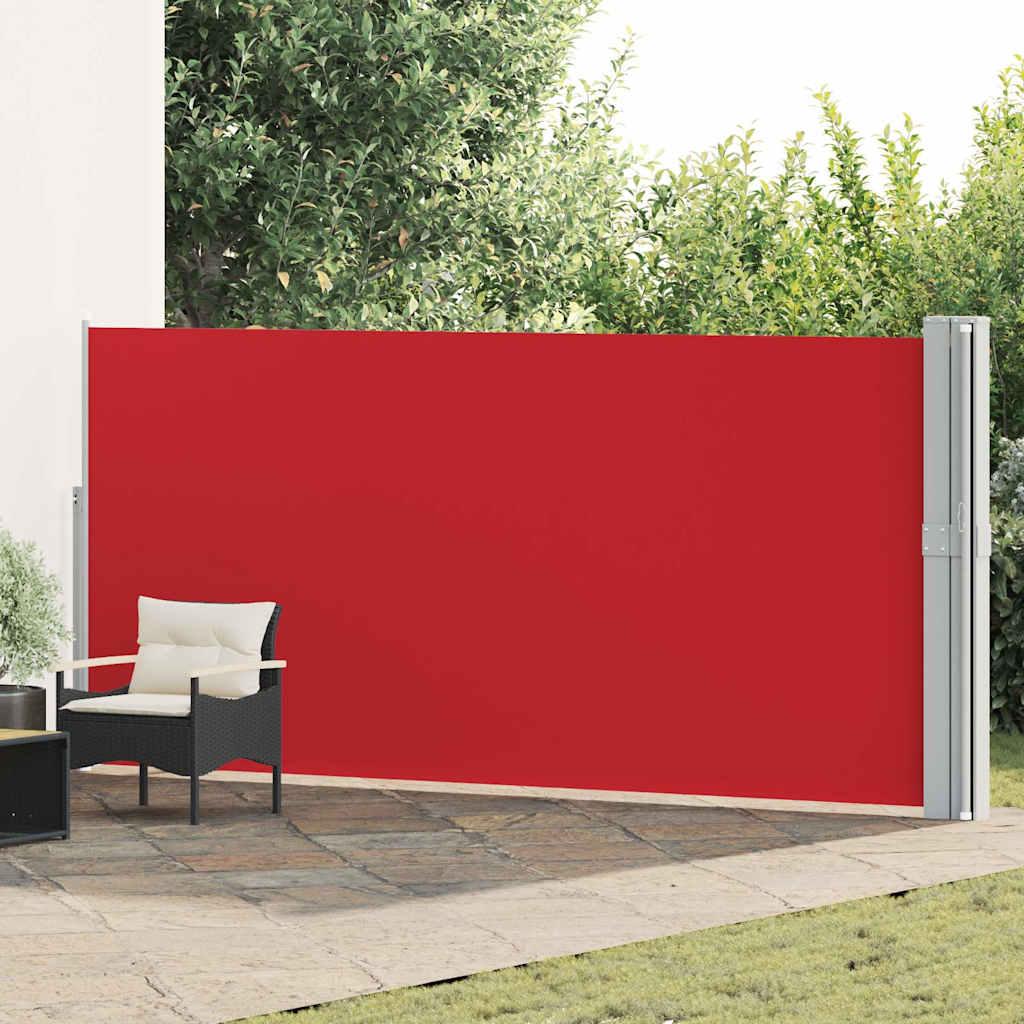 Toldo lateral retráctil para patio gris antracita 140x1200 cm