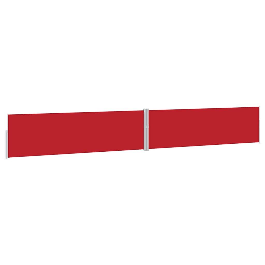 Toldo lateral retráctil para patio gris antracita 140x1200 cm