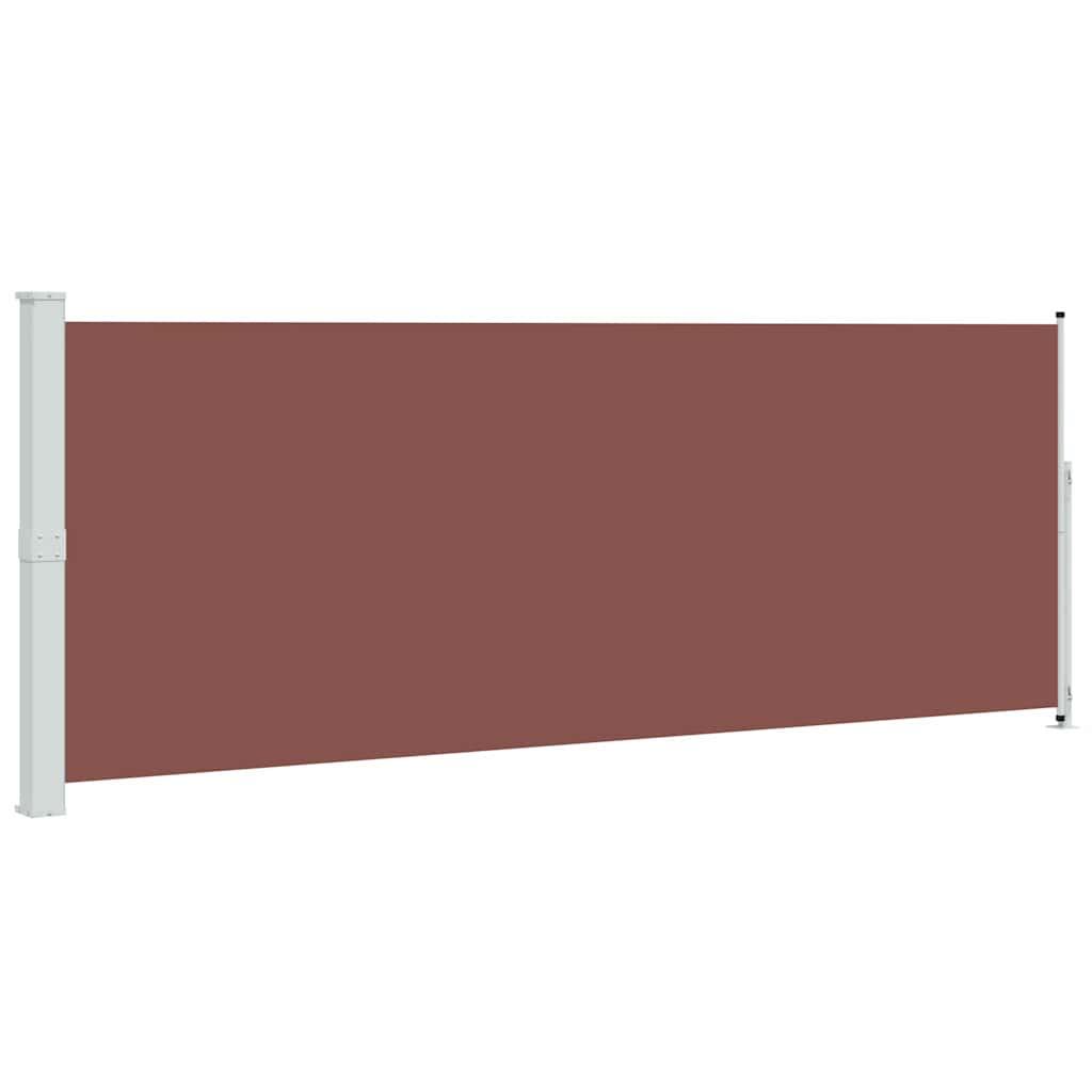 Toldo lateral retráctil para patio gris antracita 140x1200 cm