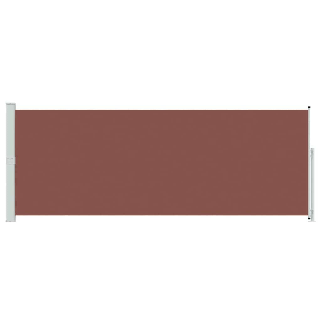 Toldo lateral retráctil para patio gris antracita 140x1200 cm
