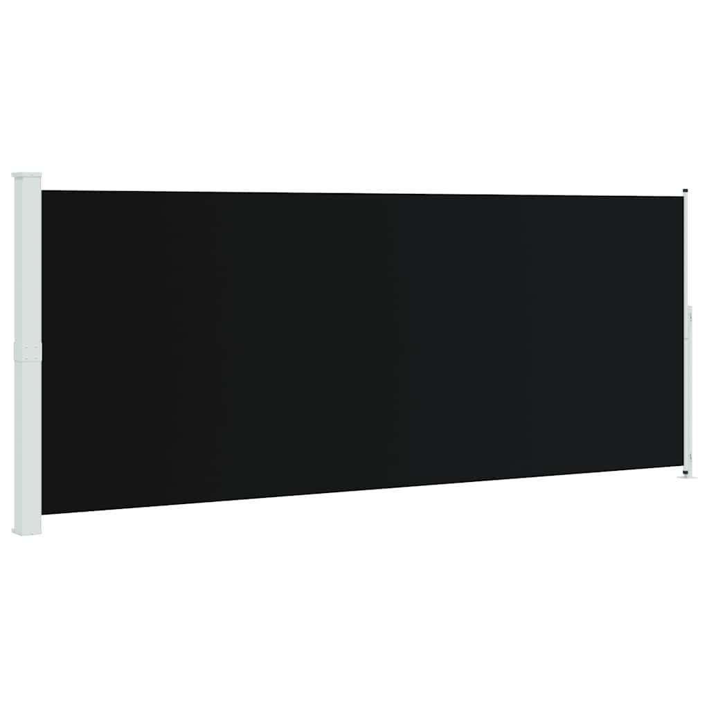 Toldo lateral retráctil para patio gris antracita 140x1200 cm