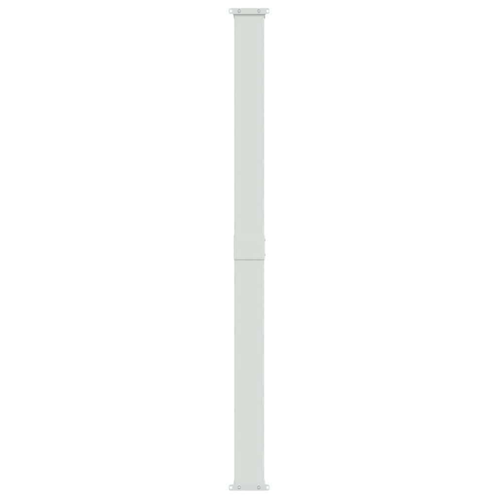 Toldo lateral retráctil para patio gris antracita 140x1200 cm
